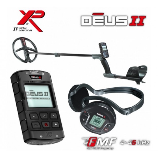 XP DEUS II + WS6 + RC (дистанционно устройство) + 11" D28 FMF (28 см) + Безплатна доставка + 5 подаръка + Най-добра цена