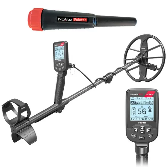 Металотърсач Nokta Simplex Ultra + подарък Nokta Pointer