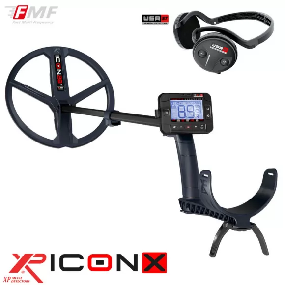 Металотърсач XP ICON-X + WSA-ST безжични стерео слушалки